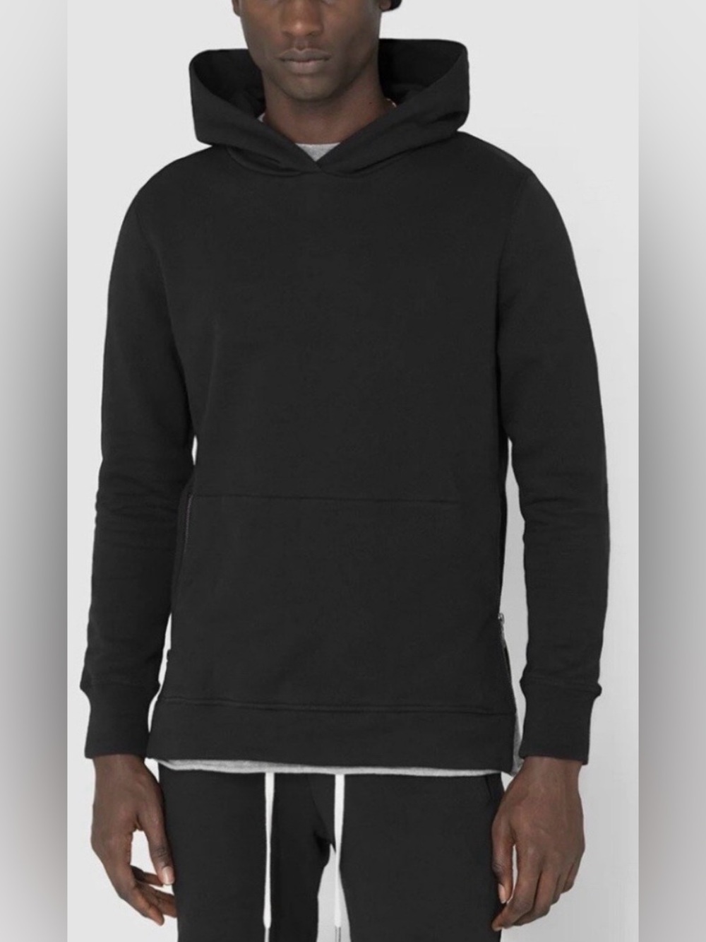 John Elliott Hooded Villian Black Size 1 Small